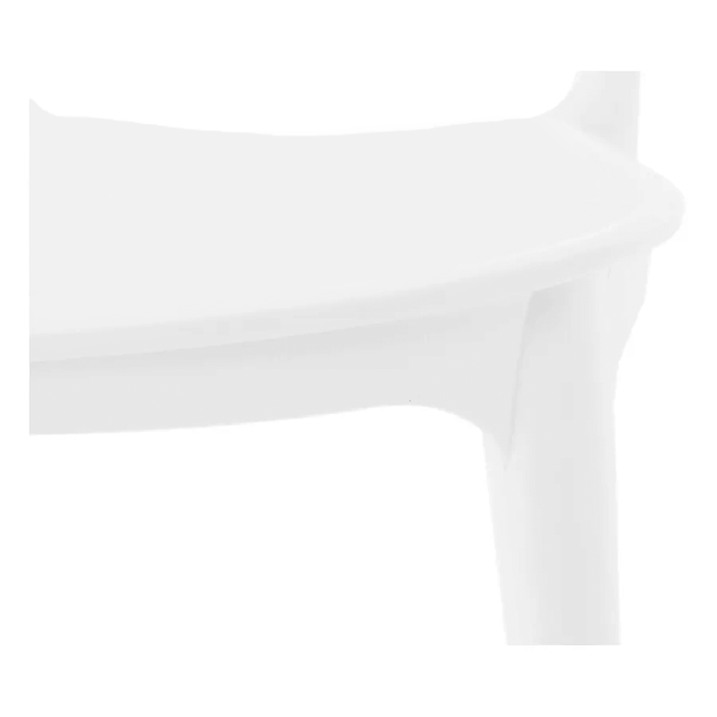 Rakásolható szék, fehér, FEDRA NEW