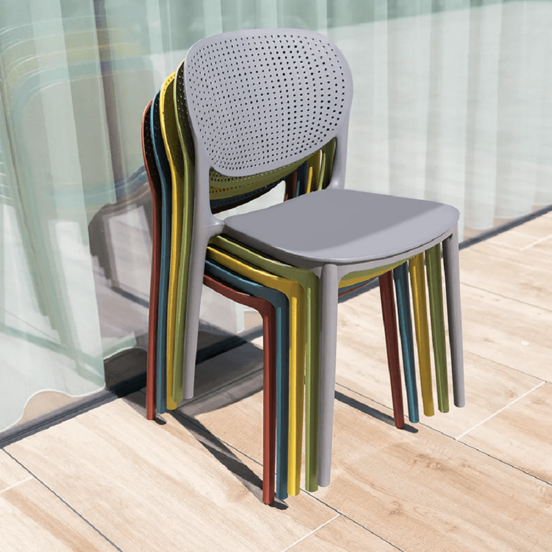 Rakásolható szék, sárga, FEDRA NEW