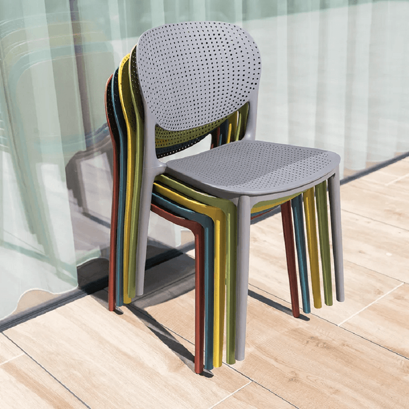 Rakásolható szék, sárga, FEDRA NEW