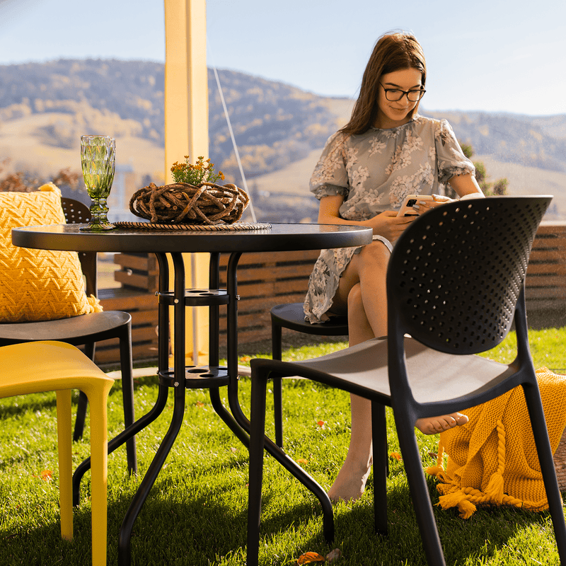 Szék, fekete, FEDRA NEW