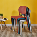 Rakásolható szék, fehér, FEDRA NEW