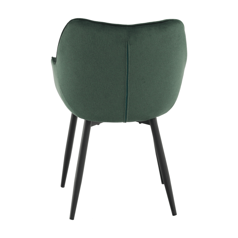 Dizájnos fotel, zöld Velvet anyag, FEDRIS