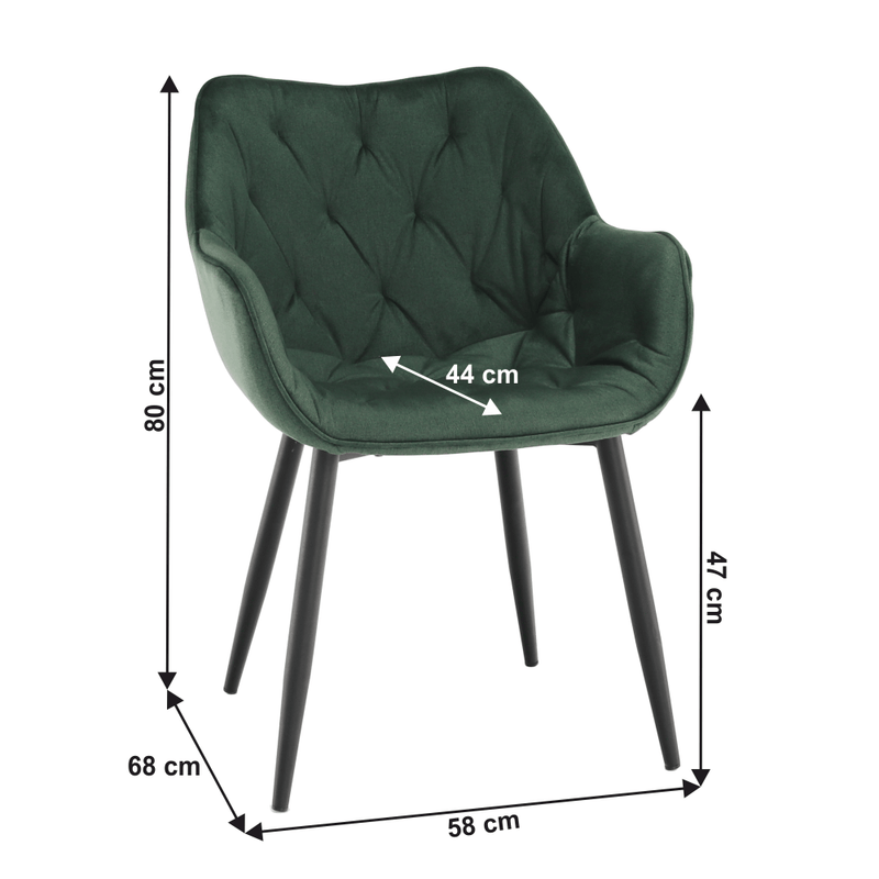 Dizájnos fotel, zöld Velvet anyag, FEDRIS