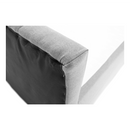 Boxspring típusú ágy 120x200, világosszürke, FERATA KOMFORT