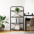 vidaXL Könyvespolc Fekete tölgy 80 x 30 x 146 cm Faanyag