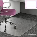 Védőalátét a szék alá, átlátszó, 100x70 cm, 0,8 mm, ELLIE NEW TYP 6