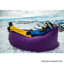 Felfújható babzsák/lazy bag, narancssárga, LEBAG