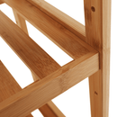 5 polcos polcállvány, természetes bambusz, FIORE TYP 3