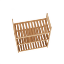 3 polcos polcállvány, természetes bambusz, FIORE TYP 1