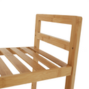 3 polcos polcállvány, természetes bambusz, FIORE TYP 1