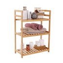 3 polcos polcállvány, természetes bambusz, FIORE TYP 1