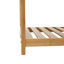 3 polcos polcállvány, természetes bambusz, FIORE TYP 1