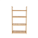 4 polcos polcállvány, természetes bambusz, FIORE TYP 2