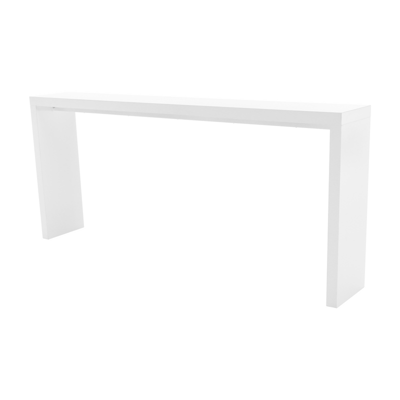Konzolasztal, fehér, FITRON