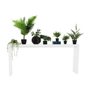 Konzolasztal, fehér, FITRON