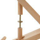 Ergonomikus térdelőszék, narancs/bükkfa, FLONET