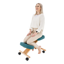 Ergonomikus térdelőszék, kerozin/bükkfa, FLONET