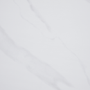 Étkezőasztal, fehér márvány/fekete, 121x71 cm, FLORENC TYP 1