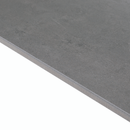 Étkezőasztal, szürke márvány/fekete, 160x80 cm, FLORENC TYP 2