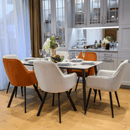 Étkezőasztal, fehér márvány/fekete, 160x80 cm, FLORENC TYP 2