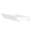 Fiókos konténer az ágy alá, 2 db-os szett, fehér, FLORENS