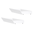 Fiókos konténer az ágy alá, 2 db-os szett, fehér, FLORENS