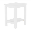 Éjjeliszekrény, masszív/fehér, FOSIL