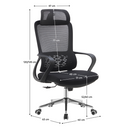 Irodai szék, fekete, FOSTER TYP 1