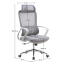 Irodai szék, szürke, FOSTER TYP 1