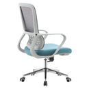 Irodai szék, szürke/kék, FOSTER TYP 2