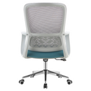 Irodai szék, szürke/kék, FOSTER TYP 2