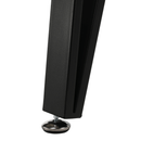 Étkezőasztal, tölgy/fekete, 150x80 cm, FRIADO