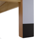 Montessori ágy, természetes/fehér/fekete, 90x200, FUTAL