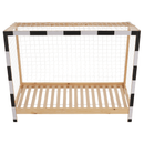 Montessori ágy, természetes/fehér/fekete, 90x200, FUTAL
