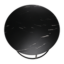 Dohányzóasztal, fekete márvány/fekete érc,GAGIN