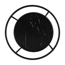 Dohányzóasztal, fekete márvány/fekete érc,GAGIN