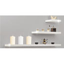 Polc, fényes fehéres, 120x25, GANA FY 11044-1