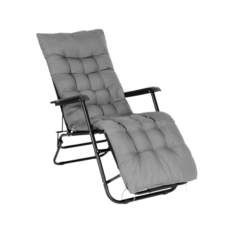 Párna kerti nyugágyhoz, szürke, GAREN NEW