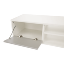 Nappali bútor, fehér/szürke, GENTA