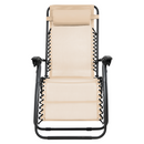 Kerti állítható szék, bézs, GERALD NEW