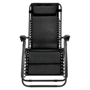 Kerti állítható szék, fekete, GERALD NEW