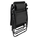 Kerti állítható szék, fekete, GERALD NEW