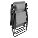 Kerti állítható szék, világosszürke, GERALD NEW