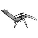 Kerti állítható szék, világosszürke, GERALD NEW