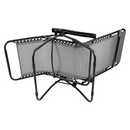 Kerti állítható szék, világosszürke, GERALD NEW