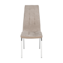 Étkezőszék, bézs/króm, GERDA NEW