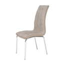Étkezőszék, bézs/króm, GERDA NEW