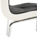 Étkezőszék, sötétszürke/fehér, GERDA New