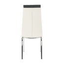 Étkezőszék, sötétszürke/fehér, GERDA New