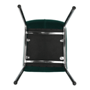 Étkezőszék, smaragd Velvet szövet/króm, GERDA NEW